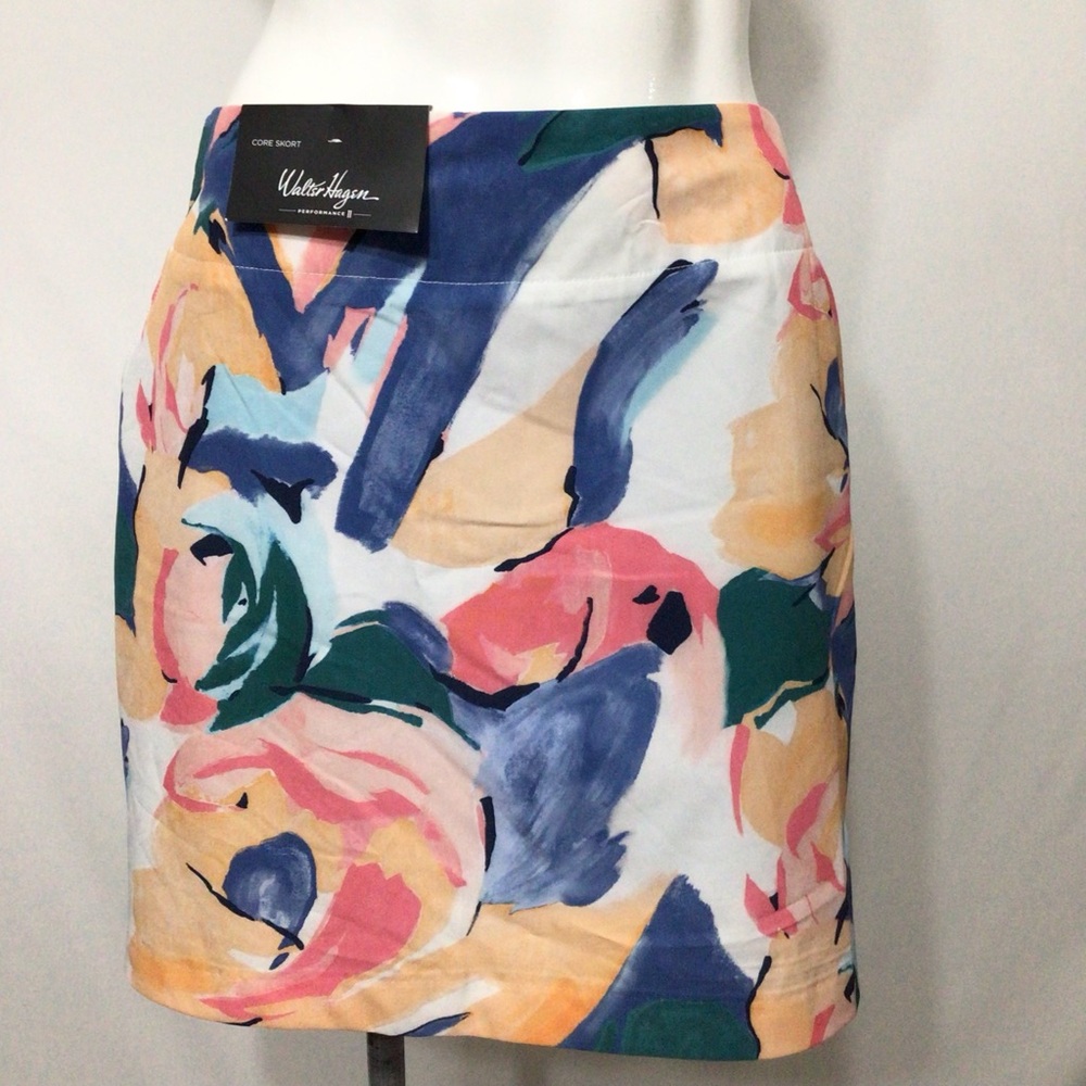 Walter Hagen Golf Abstract Print Skort